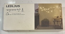 ikea SOLVINDEN LED string light with 12 lights, outdoor/battery operated