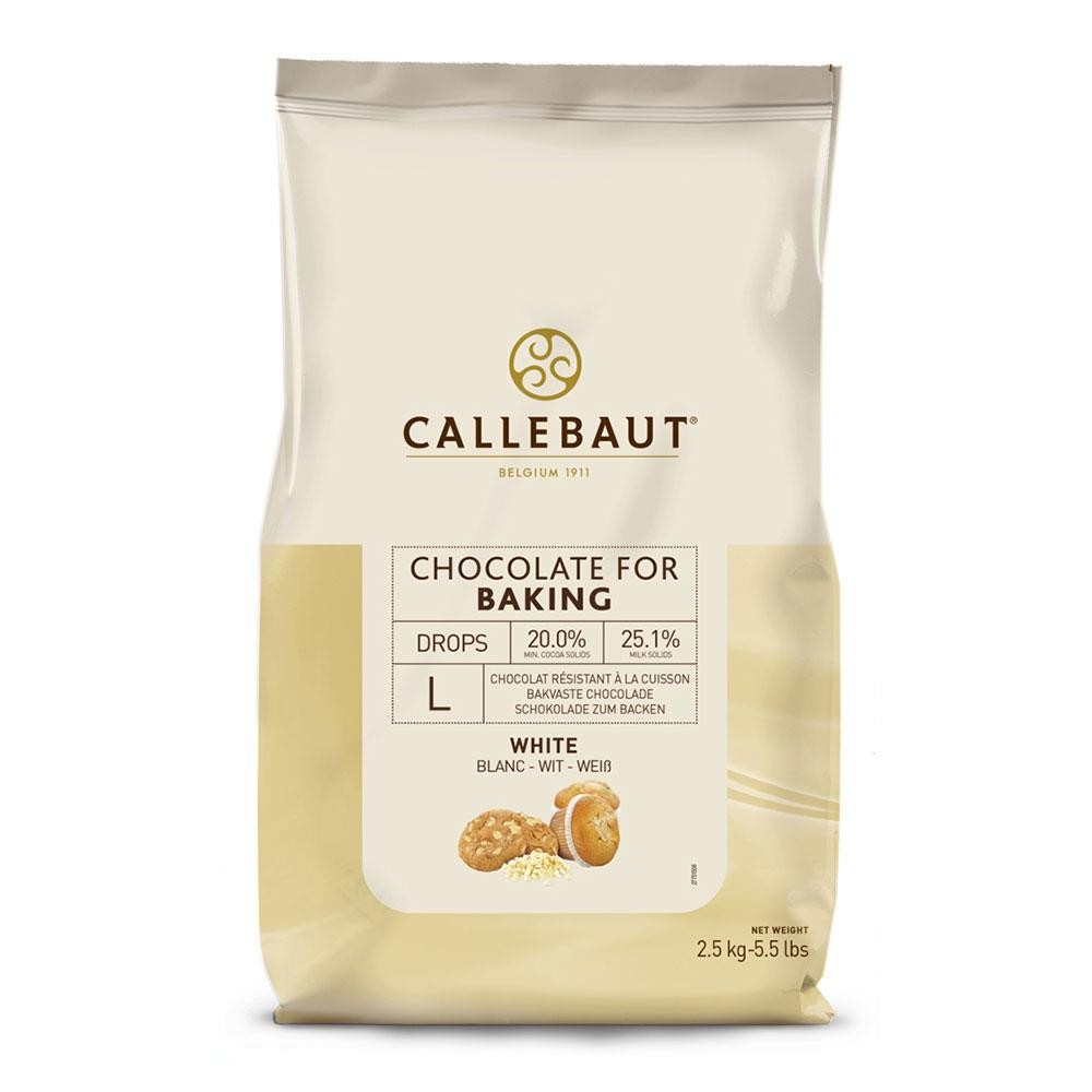 Callebaut Chocolate Chunks White 2.5kg