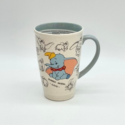 Disney Classic Dumbo Tall Latte Mug Animation Sketch Art NEW