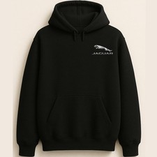 Jaguar Car Brand Leaping Cat Luxury Auto Graphic Unisex Hoodie