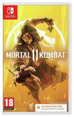 NINTENDO SWITCH MORTAL KOMBAT 11 UK PAL *BRANDNEU FACTORY SEALED* CODE IN A BOX