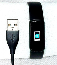 Fitbit Luxe FB422 Fitness Tracker Heart Rate Sleep Health Black Band - Tested