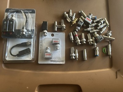 Gold Plated BNC Male & Female Connectors and Adapters, Assorted Models, 1:1