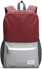 $120 Solo New York ReSolve 15.6" Laptop Pocket Backpack Red Gray