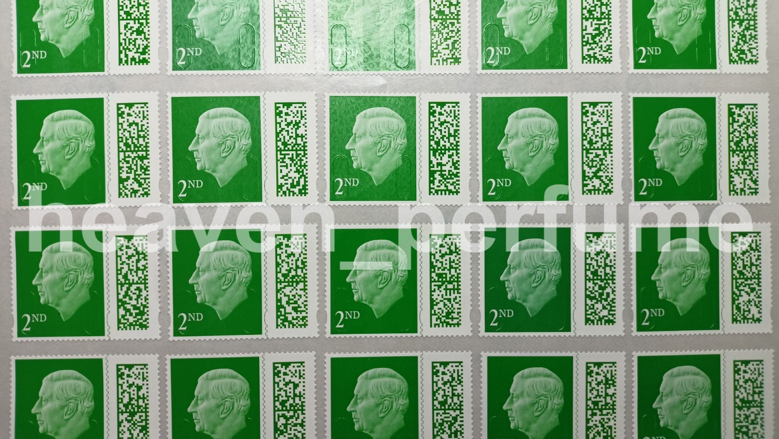 50 x 2nd Second Class Stamps Unfranked Barcoded Genuine With Original ...