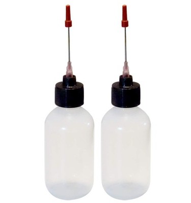 Liberty Products 2-2oz Plastic Squeeze Bottles 1.5'' Stainless stainless 