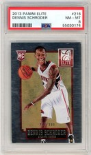 2013 Panini Elite Dennis Schroeder Graded Rookie Card #216 PSA 8. rookie card picture