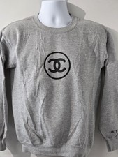 Gray Men's Crewneck Sweatshirt Pullover Medium