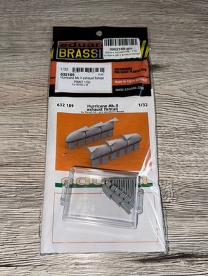 Eduard Brassin 632189 Hurricane Mk.II Exhaust Fishtail Print für Revell Kit 1:32