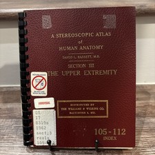 Stereoscopic Atlas of Human Anatomy Upper Extremity 105-112 viewmaster reel book