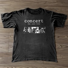 NEW The Cure Shirt Live Tour Concert Rock Band Graphic Unisex Black Tee S-5XL