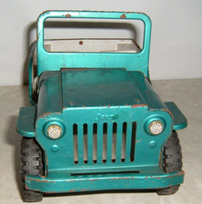 1960s Tonka Turquoise Blue Jeep