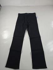 Old Navy straight built in Flex black denim jeans boys 14 adjustable waist NWT