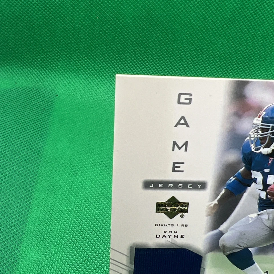Ron Dayne Giants 2001 UD Pros & Prospects Game Jerseys - Image 2 of 4