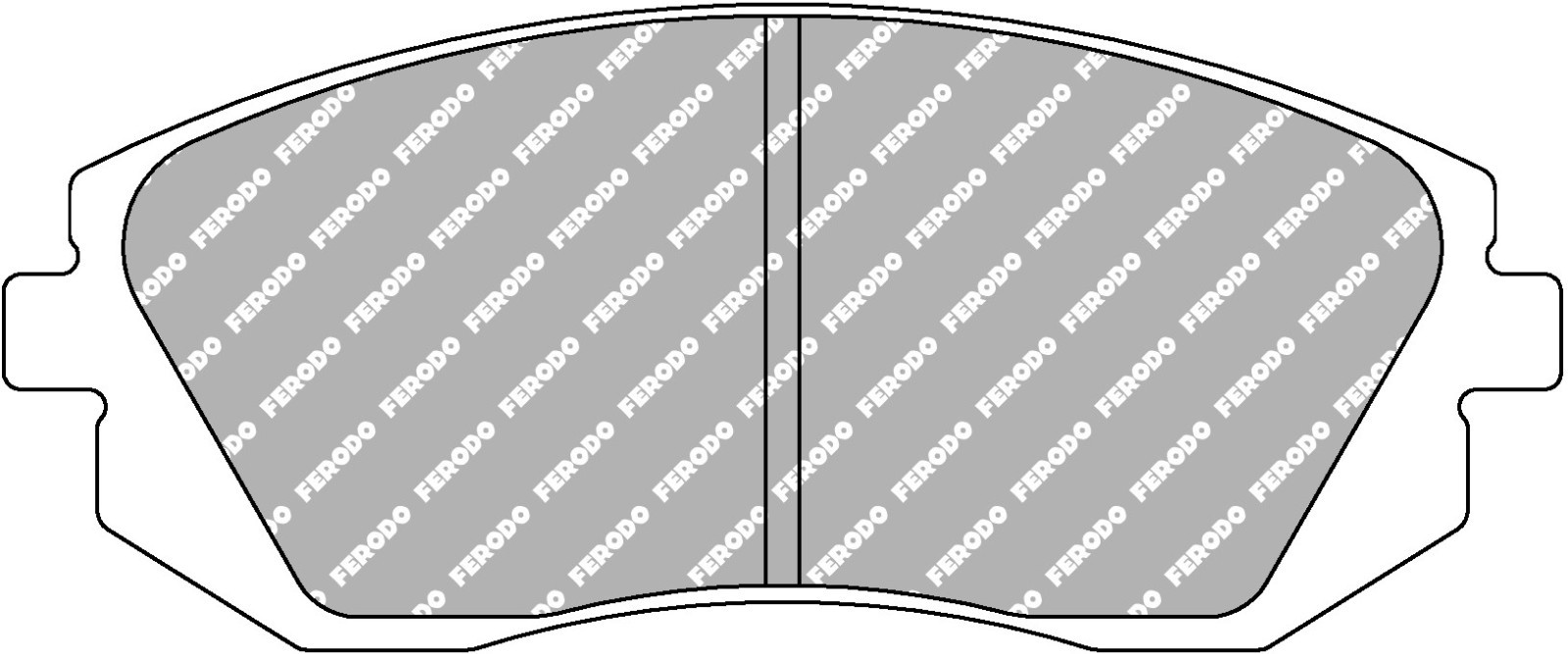Front Ferodo DS1.11 Brake Pads for Subaru BRZ 2.0 2012+ FCP1639W
