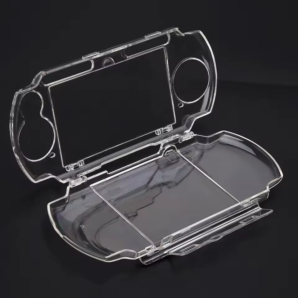 Clear Snap-On Crystal Hard Case Cover For Sony PSP Slim 2000 3000 Dustproof - Image 3 of 4