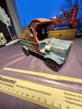 Antique Cast Iron Auto Express Truck Number 548 - Collector Truck - Country