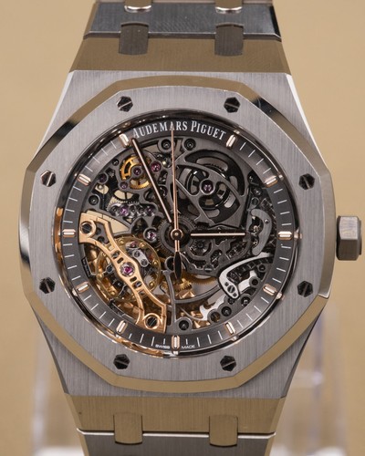 Audemars Piguet Royal Oak Double Balance Skeleton Dial 15407ST Bracelet 2024