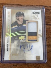 2024-25 UD Premier Acetate Rookie Auto Patch Gold Matthew Kessel /65 #AR-KS St.