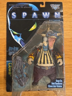 1996 McFarlane Toys Spawn The Movie CLOWN Snap-On Parts Ultra Action Figure NEW