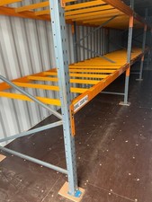 4 Bays Dexion Extra Deep Heavy Duty Pallet Racking, Fabric Racking