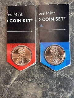 2026 P&D Unc Dual Date 1776 2026 Lincoln Cents from U.S. Mint Set. sealed