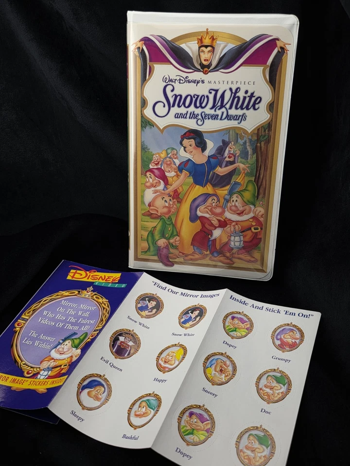 Walt Disney Masterpiece Collection VHS Lot - 8 Unique Titles:  Snow White & More - Image 3 of 4