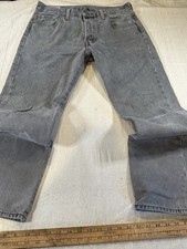 Grey Levis 501 Premium Jeans Big E