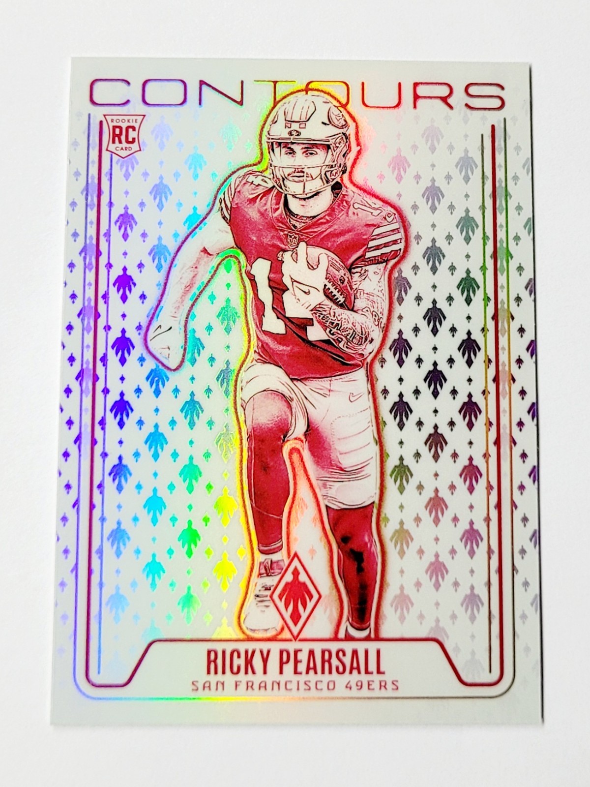 2024 Panini Phoenix Ricky Pearsall RC Contours Hyper #CON-RPL San Francisco