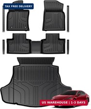 Floor Mats For Toyota Camry 2025-2026 All Weather Floor Mats Trunk Cargo Liner