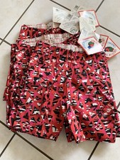 Vintage 90 s 10 Pair Fruit of the Loom kids crazy print cotton shorts Deadstock
