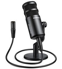 XLR Podcast Microphone, Cardioid Studio Dynamic Mic for Vocal Recording, Stre...