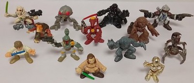 Lote 13 Figuras Galactic Héroes Star Wars Hasbro