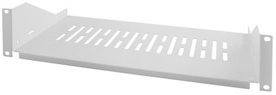 LogiLink 19'' Fachboden 2 HE Festeinbau (T)250 mm lichtgrau