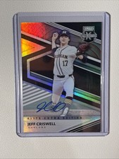 JEFF CRISWELL 2020 PANINI ELITE EXTRA EDITION RC AUTO