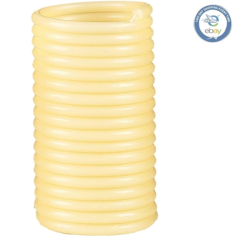Eco-Friendly 80-Hour Beeswax Candle Refill in Rustic Glass -