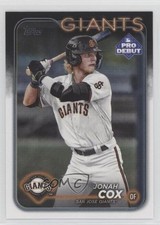 2024 Topps Pro Debut Jonah Cox #PD-61 w7v