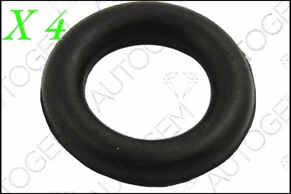 2inch O Ring Exhaust Hanger, Black Noise Reduction Long