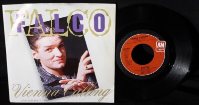 Falco-Vienna Calling-Tango-A&M 2832-Vintage 1985 45-Custom Picture Sleeve-NM!!