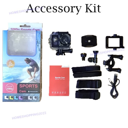 HD 1080P Sports Camera Action Camcorder DV Camera Go Car Cam Pro Waterproof 30M - Picture 8 of 24