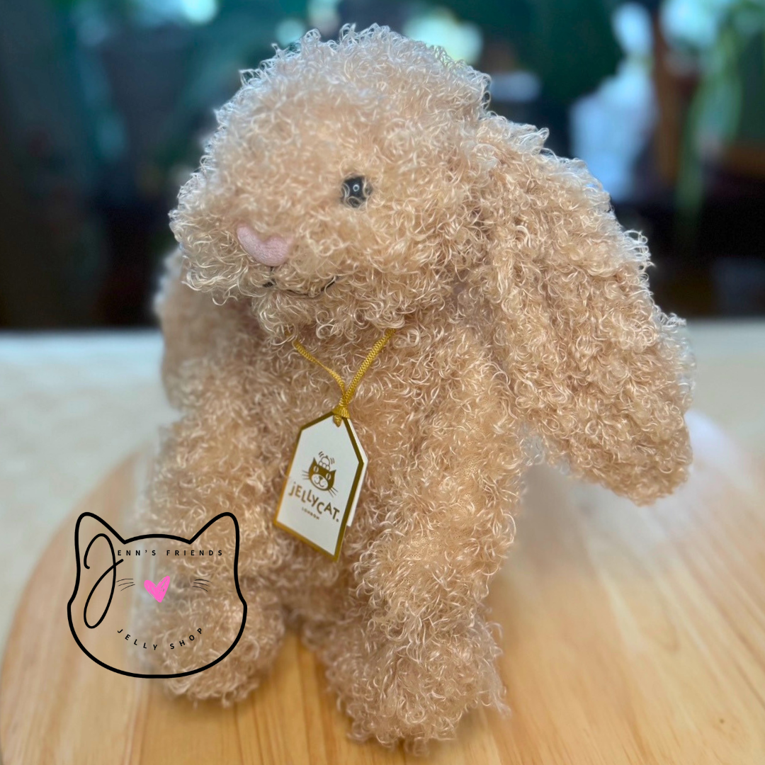AUTHENTIC Jellycat ORIGINAL BASHFUL LUXE CURLY BUNNY New NWT