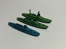 Vintage Tootsie Toy Metal Ships (3) - Made in U.S.A.