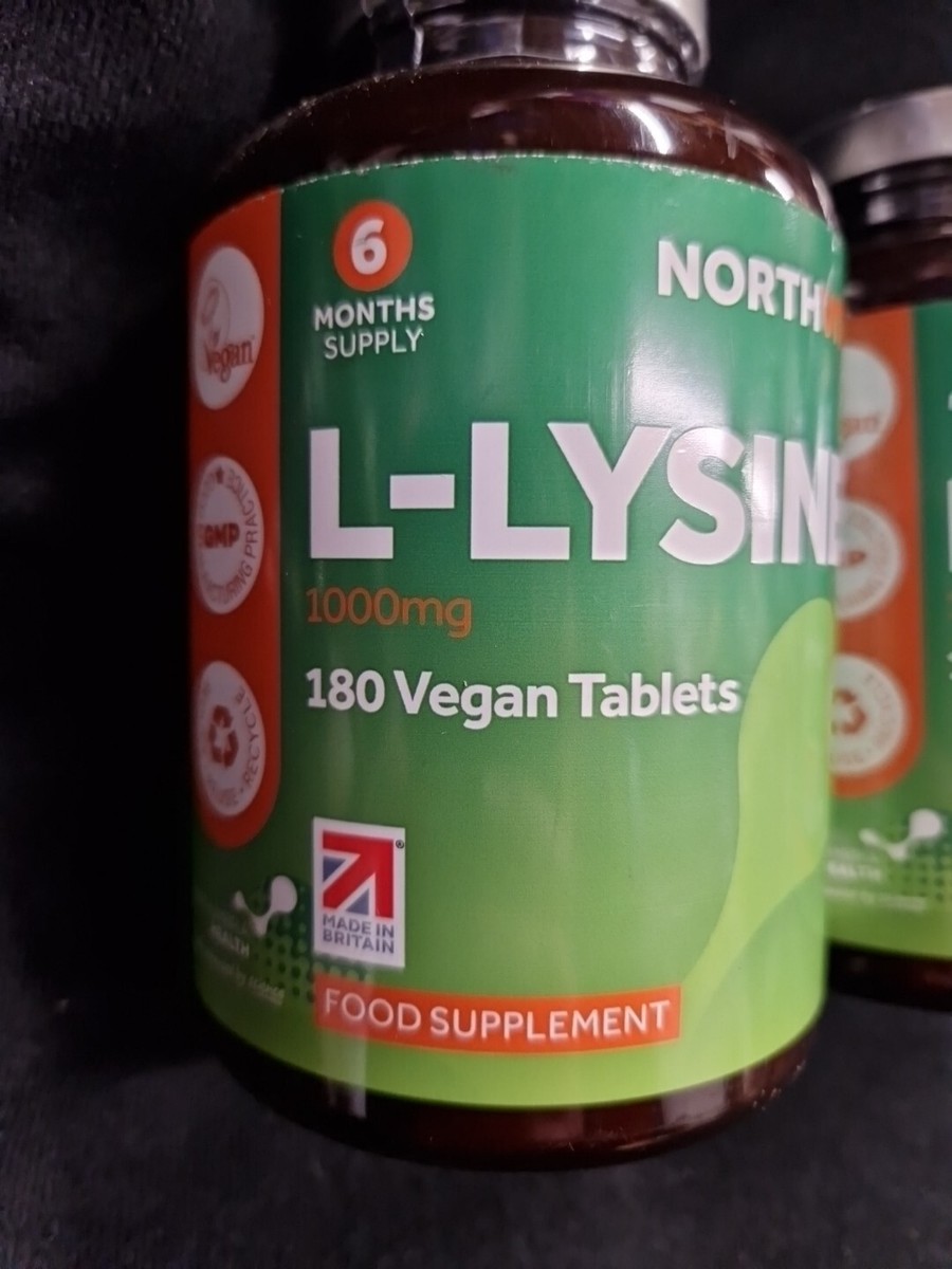 L-Lysine 1000mg High Strength 300 Tablets Cold Sores Amino Acid 2 X 150
