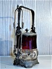EAPG = RARE = RUBY STAINED = KINGS CROWN = PICKLE CASTOR = 1890'S ERA — photo 5
