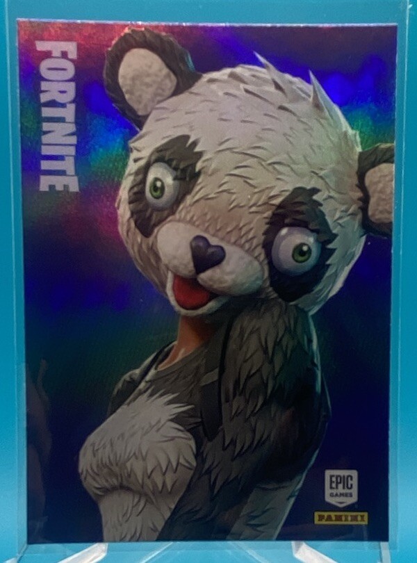 2019 Panini FORTNITE PANDA TEAM LEADER #279 Holofoil Card TCG Epic Games Legend
