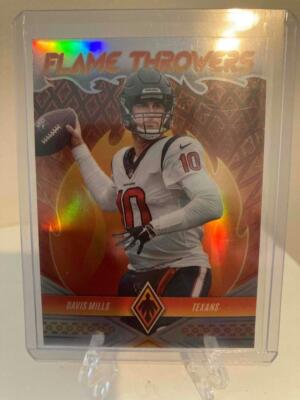 2022 Phoenix DAVIS MILLS Flame Throwers Silver Insert #FT-21 Houston Texans