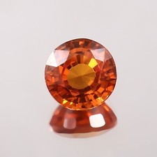 8x8 MM - AAA Natural Ceylon Padparadscha Sapphire Loose Round Gemstone Cut