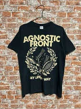 Agnostic Front 2000s Vintage Rock Band T-shirt Size M