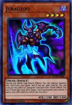 Yugioh - Juragedo - INCH - 1st Edition Super Rare NM - Free