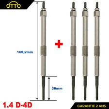 4 Bougie de Préchauffage pour MINI ONE D 1.4 Diesel 1.4d 75 / 90 ch 12237791101